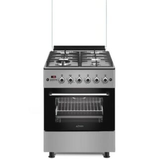 CUISINIÈRE ASTECH CK64GAZF 60/60 4 FEUX FULL OPTION