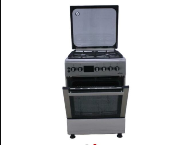 CUISINIÈRE ASTECH CK66ELCF 60/60 À GAZ 4 FEUX INOX – Image 2